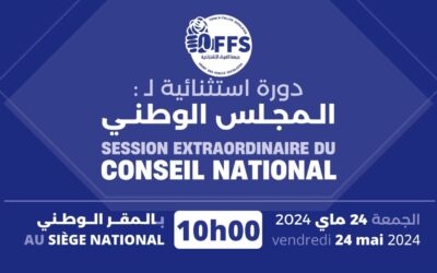 FFS Session extraordinaire du Conseil National le 24 juin 2024